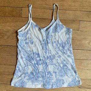 BDG Floral & Skull Print Tank Top